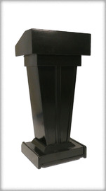PRESTIGE rent Pulpit Lectern rental Qty – 1 or more available | Left section | Solid Wood, Bombay Mahogany Satin finish