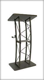 BRONZE CHIEF rent Pulpit Lectern rental Qty – 1 or more available | Right section | Metal/Matte/Bronze Finish